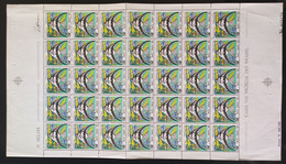 C 639 Brazil Stamp Disclosure Of Fish Farming 1969 Sheet - Otros & Sin Clasificación