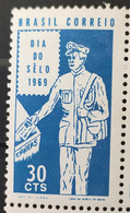 C 641 Brazil Stamp Day Brazil Stamp Postman Servico Postal 1969 - Altri & Non Classificati