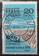 C 646 Brazil Stamp Inauguration Of The Hydroelectric Plant Jupiá Energy Rio Parana 1969 Circulated 1 - Other & Unclassified