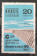 C 646 Brazil Stamp Inauguration Of The Hydroelectric Plant Jupiá Energy Rio Parana 1969 Circulated 6 - Sonstige & Ohne Zuordnung