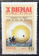 C 648 Brazil Stamp Sao Paulo Biennial Art Sculpture Danilo Di Prete 1969 1 - Andere & Zonder Classificatie