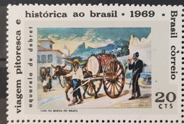 C 654 Brazil Stamp 200 Years Painter Jean Baptiste Debret Art 1969 - Otros & Sin Clasificación