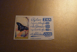 Buvard Réglisse Zan - Papillon "Chapelet Bleu De Cayenne" - Cake & Candy