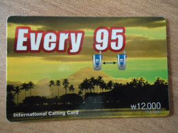 KOREA  USED CARDS PREPAID  EVERY 95 - Korea (Nord)