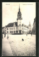 AK Güstrow, Postamt Mit Borvinbrunnen - Guestrow