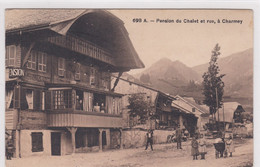 Charmey, Pension Du Chalet Et Rue Animée - Charmey