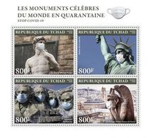 CHAD 2020 - Monuments In Quarantine, COVID-19. Official Issue [TCH200306a] - Monumentos