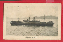NAVE REGINA D'ITALIA -SOCIETA' LLOYD SABAUDO-VIAG.1926  -FP - Passagiersschepen