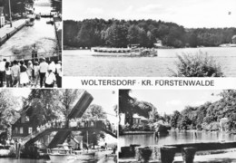 AK Woltersdorf Bei Berlin Schleuse Am Flakensee Kalksee - Woltersdorf