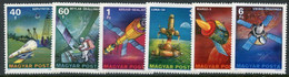 HUNGARY 1977 Space Exploration  MNH / **.  Michel 3214-18 - Unused Stamps