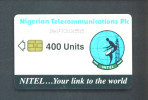 NIGERIA  - Chip Phonecard/400 Units Reverse Satellite Dish - Nigeria