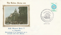 ARGENTINE VISITE DU PAPE JEAN PAUL II 1982 - Cartas & Documentos