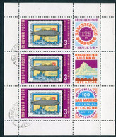 HUNGARY 1977 Stamp Exhibitions Sheetlet Used.  Michel 3201 Kb - Oblitérés