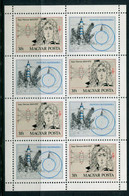 HUNGARY 1977 Isaac Newton Anniversary Sheetlet MNH / **.  Michel 3199 Kb - Nuovi