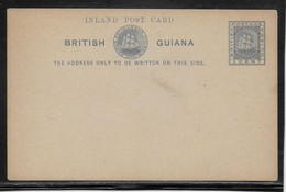 Guyane Britanique - Entiers Postaux - Guyana Britannica (...-1966)