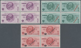 Italienisch-Somaliland: 1934, Postal Flight Rome - Mogadiscio, Complete Set Of 10 Values And The Ser - Somalia