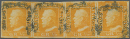 Italien - Altitalienische Staaten: Sizilien: 1859, ½ Grano Giallo Arancio Chiaro (light Organge Yell - Sicilia