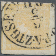 Österreich: 1851, Gelber Merkur In Besonders Farbfrischer überdurchschnittlicher, Intensiver Farbgeb - Used Stamps