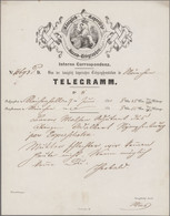 Österreich - Besonderheiten: Kaiserin Elisabeth Von Österreich: 2 Telegramme, Einmal Interne Korresp - Other & Unclassified