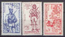 Détail De La Série Défense De L'Empire * Cameroun N° 197 à 199 - 1941 Défense De L'Empire