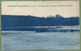 CPA Vue Rare - ESSONNE - COUDRAY-MONTCEAUX - LA CHUTE D'EAU DU BARRAGE DU CHATEAU DE MORSANG - - Autres & Non Classés