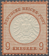 Deutsches Reich - Brustschild: 1872, Großer Schild 9 Kr. Rötlichbraun, Farbfrisches Exemplar In Gute - Unused Stamps