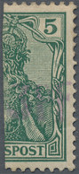 Deutsches Reich - Germania: 1901, Vineta-Provisorium "3 PF", Violetter Handstempel Auf Senkrecht Hal - Neufs