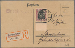 Deutsche Abstimmungsgebiete: Marienwerder: 1920, Freimarken Germania 50 Pfg. Graulila/schwarz Auf Mi - Autres & Non Classés