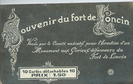 Souvenir Du Fort De Loncin. Vendu Par Le Comité Exécutif Pour L'Erection D'un Monument... 10 Cartes. (complet) - Ans