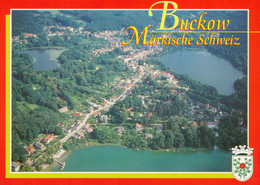 AK Buckow Märkische Schweiz Luftbild Schermützelsee Griepensee Buckowsee - Buckow