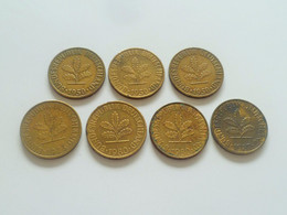 Vintage !  One Lot Of 7 Pcs. Germany Federal Republik Coin (#135-A) - Autres & Non Classés