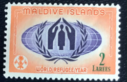 Maladive Islands - Maldives - P5/23 - MNH - 1960 - Michel 61 - Wereldvluichtelingenjaar - Maldives (...-1965)