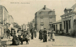 Croix De Vie * La Rue De La Mairie * Marchande * Villageois - Saint Gilles Croix De Vie