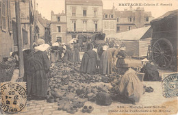 CPA 22 MARCHE AUX SABOTS PLACE DE LA PREFECTURE A SAINT BRIEUC - Saint-Brieuc