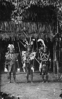 ¤¤  -   INDONESIE   -   BORNEO   -   Carte-Photo De 3 Guerriers        -   ¤¤ - Indonesien