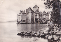 Lac Léman Et >Château De Chillon, Voyagée Pour Viroflay France Le 14 Août 1957 Oblitération De Villeneuve. - Villeneuve