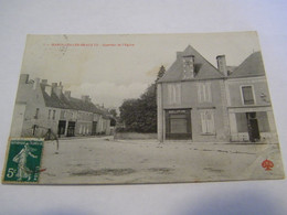 CPA - Marolles Les Braults (72) - Quartier De L'Eglise - Hôtel De La Croix Blanche - Boulangerie - 1911 -  SUP  (FE 5) - Marolles-les-Braults