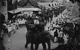 ¤¤  -   MALAISIE   -    Carte-Photo   -  Défilé à Dos D'Eléphants     -   ¤¤ - Malaysia