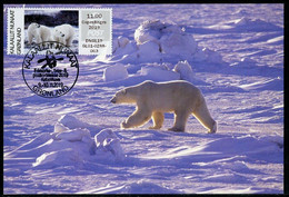 GREENLAND GROENLAND (2019) - Carte Maximum Card ATM - Polar Bear, Der Eisbär, Ours Blanc (Ursus Thalarctos Maritimus) - Cartoline Maximum