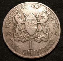 KENYA - 1 SHILLING 1975 - Jomo Kenyatta Avec Légende - KM 14 - Kenya