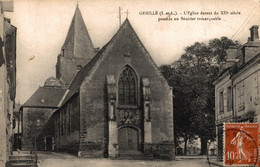 N°84776 -cpa Genillé -l'église Datant Du XIIè Siècle- - Genillé