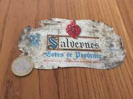 Étiquette De Vin «Côtes De Provence - Salvernes - MILITELLO & Cie - NICE (06)» - Rosés