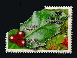 AND.ESP.European Holly.Feuille De Houx.Boix Grévol., Année 2019. Neuf ** - Unused Stamps