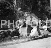 SET 1955 HEINKEL SCOOTER VOUGA BEIRA ALTA PORTUGAL 60mm NEGATIVES NOT PHOTO FOTO NEGATIVO - Unclassified