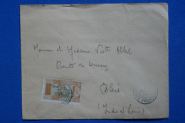 U23 GUINEE BELLE LETTRE 1936  CONAKRY  POUR BLERE FRANCE + AFFRANCH. PLAISANT - Storia Postale