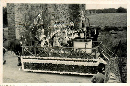 St Gilles Croix De Vie * Carte Photo * La Fête Des Fleurs * Le Char Jardin D'Amour , 28 Mai 1950 - Saint Gilles Croix De Vie