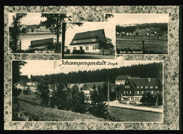 DDR AK 1975 Johanngeorgenstadt Mit Post, Neustadt, Ortsteil Steinbach - Johanngeorgenstadt