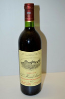 ANCIENNE BOUTEILLE VIN ST EMILION Controlé CHATEAU HAUT SIMARD 1973 CAVE Bouteille Collection Déco CAVE RESTAURANT BAR - Vin