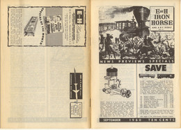 Catalogue E And H IRON HORSE 1960 September Digest - Inglés