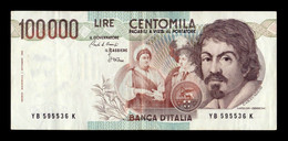Italia Italy 100000 Lire Caravaggio 1983 Pick 110a MBC/+ VF/+ - 100000 Lire